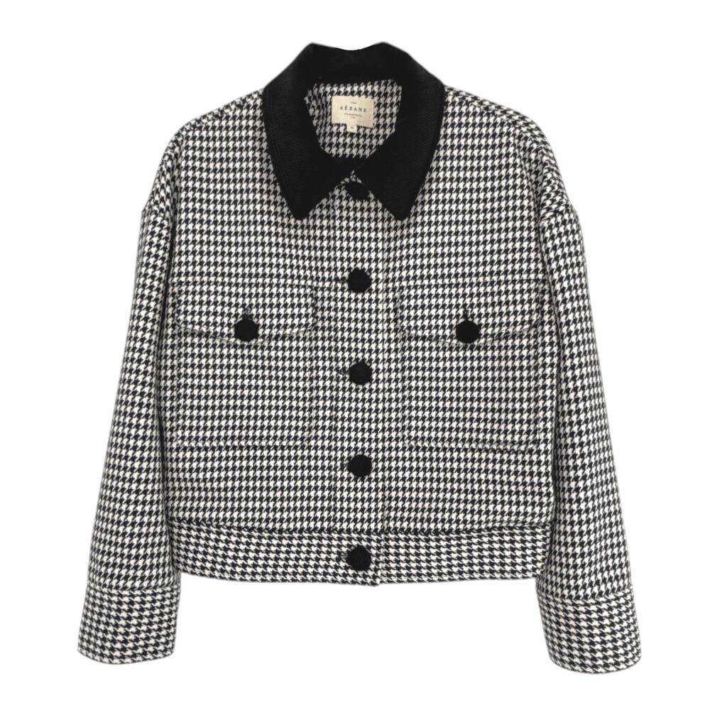SEZANE Erwann Jacket in Houndstooth S - Picture 1 of 15